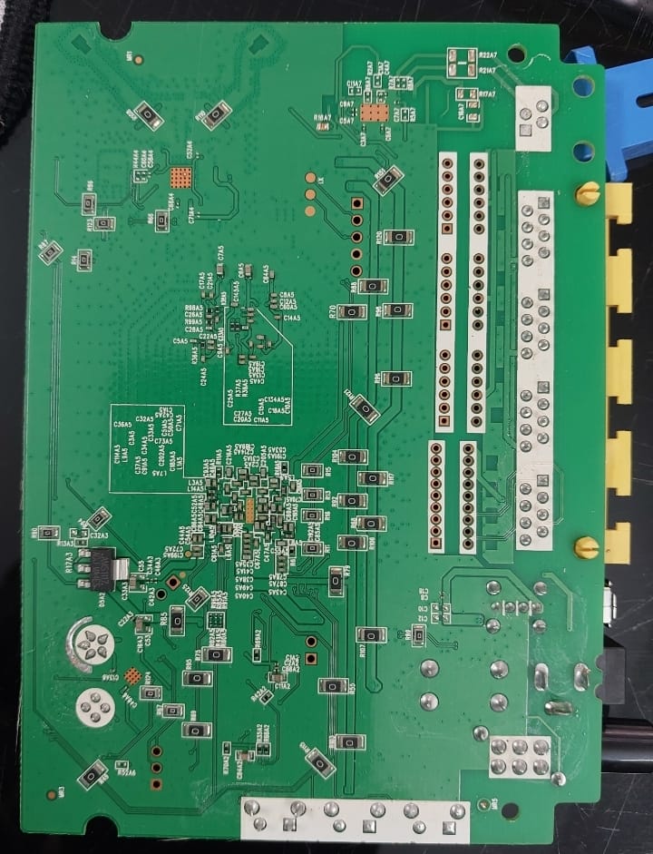 PCB rear — optical module